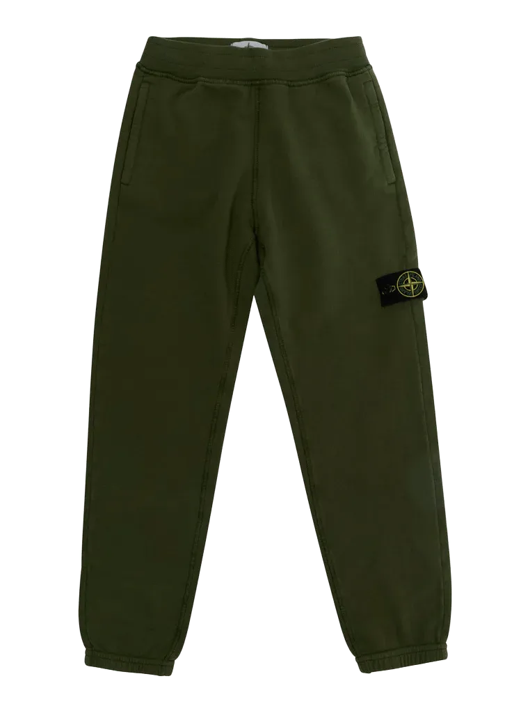 Stone Island Cotton Sweat Joggers — Green