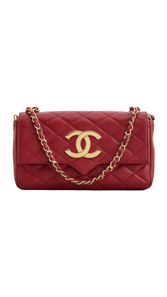 Chanel Lambskin CC Shoulder Bag