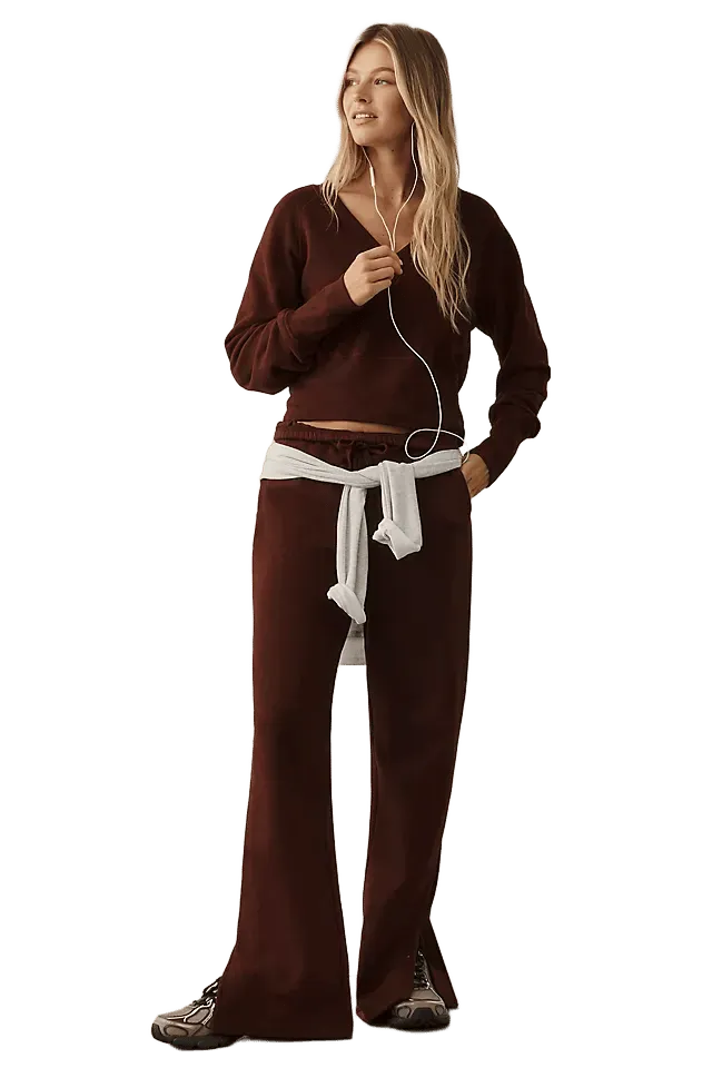 Sundry Slit Track Pants