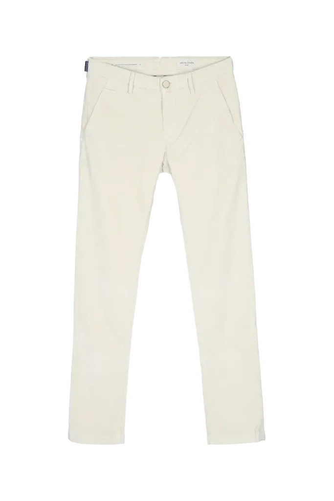 Jacob Cohen Velluto Trousers — White