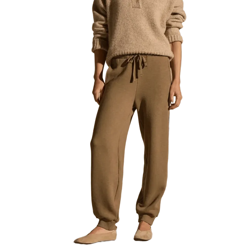 French Terry Drawstring Sweatpant - Earth