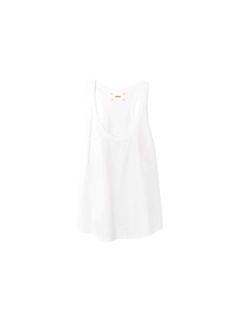 White Jett Tank Top