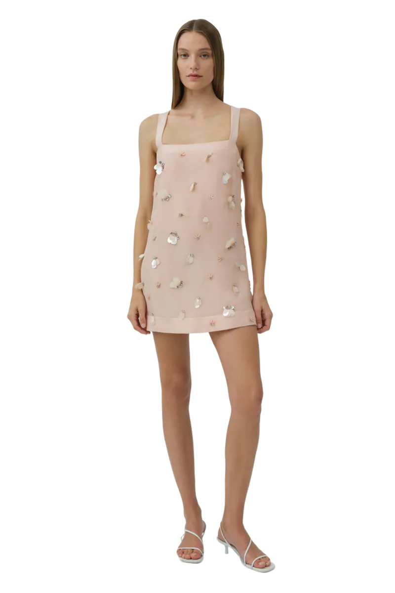 Sumi Embellished Organza Mini Dress