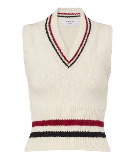Hector wool and mohair sweater vest