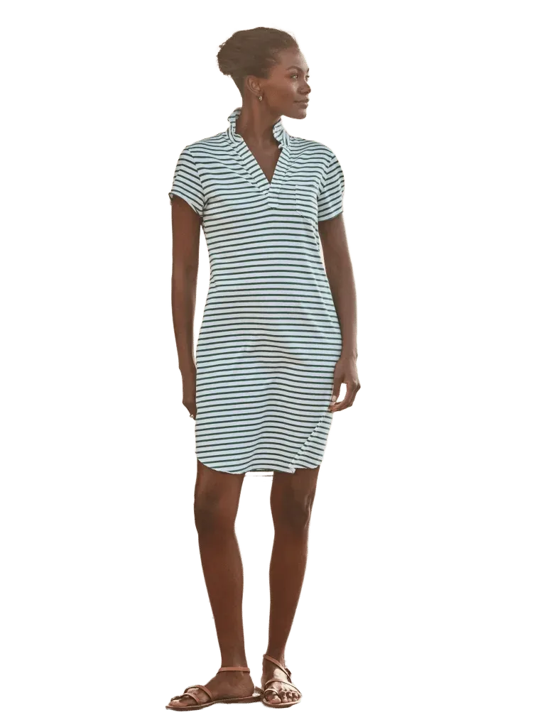 LAUREN Green and White Stripe, Vintage Jersey