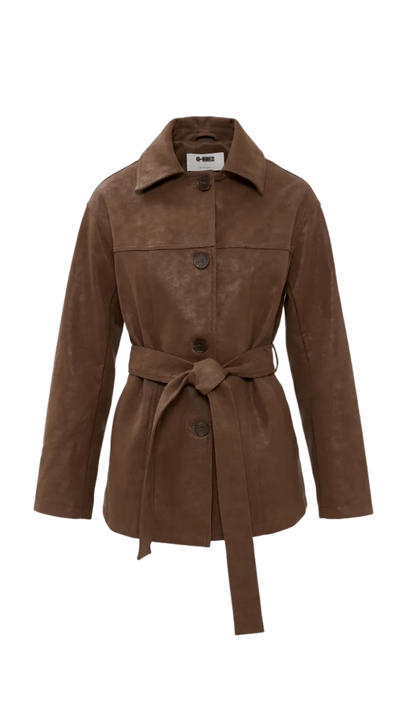 Rowena Faux Leather Jacket