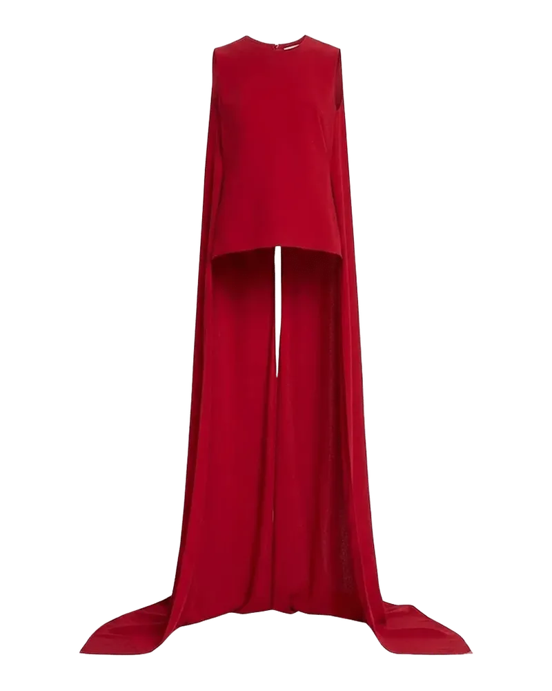 Opera Draped Wool Crepe Blouse