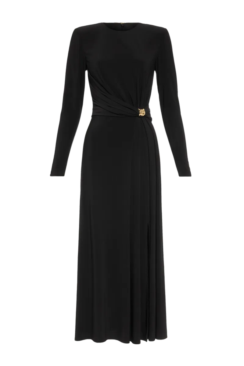 Piper Embellished Long Sleeve Midi Dress