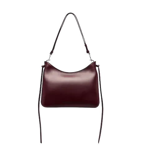 Gig leather shoulder bag