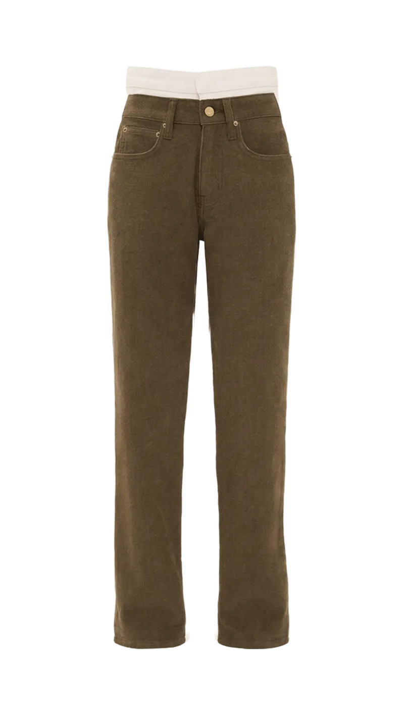 Double Waistband Jeans