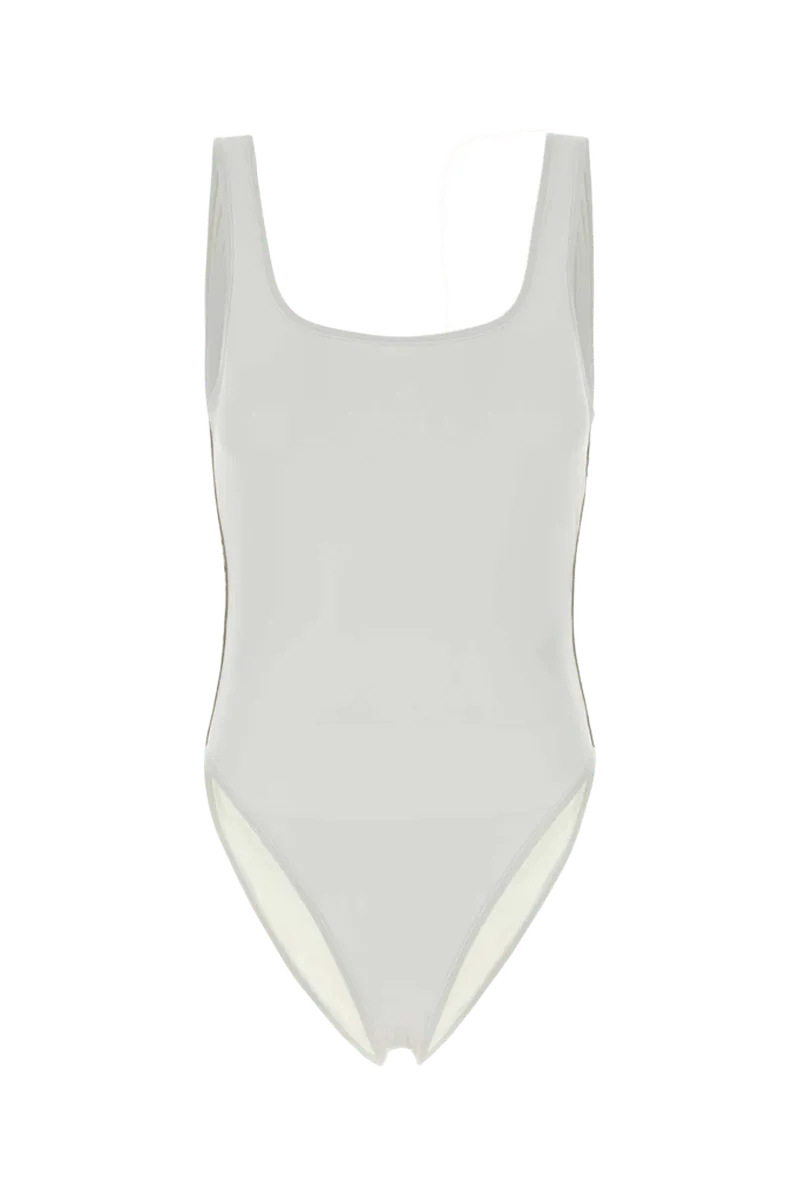 Burberry Stretch Nylon Swimsuit — White