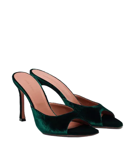 Alexa velvet mules