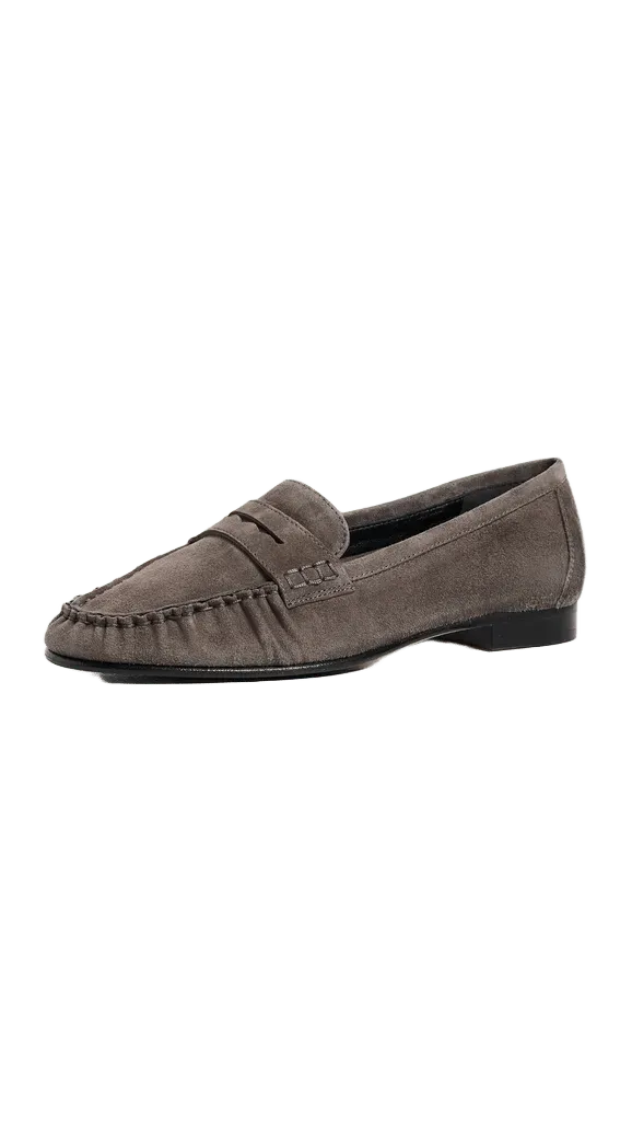 Aldous Kid Suede Loafers