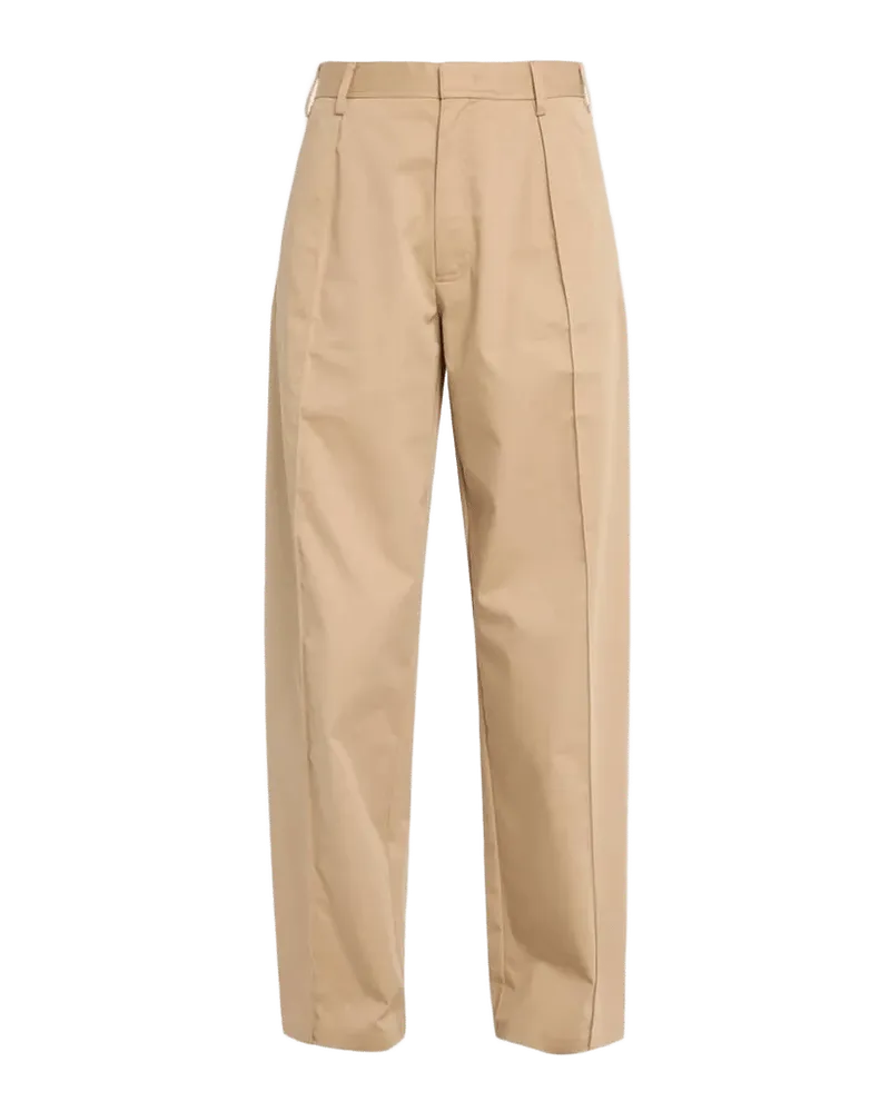 Cotton Twill Straight-Leg Utility Pants
