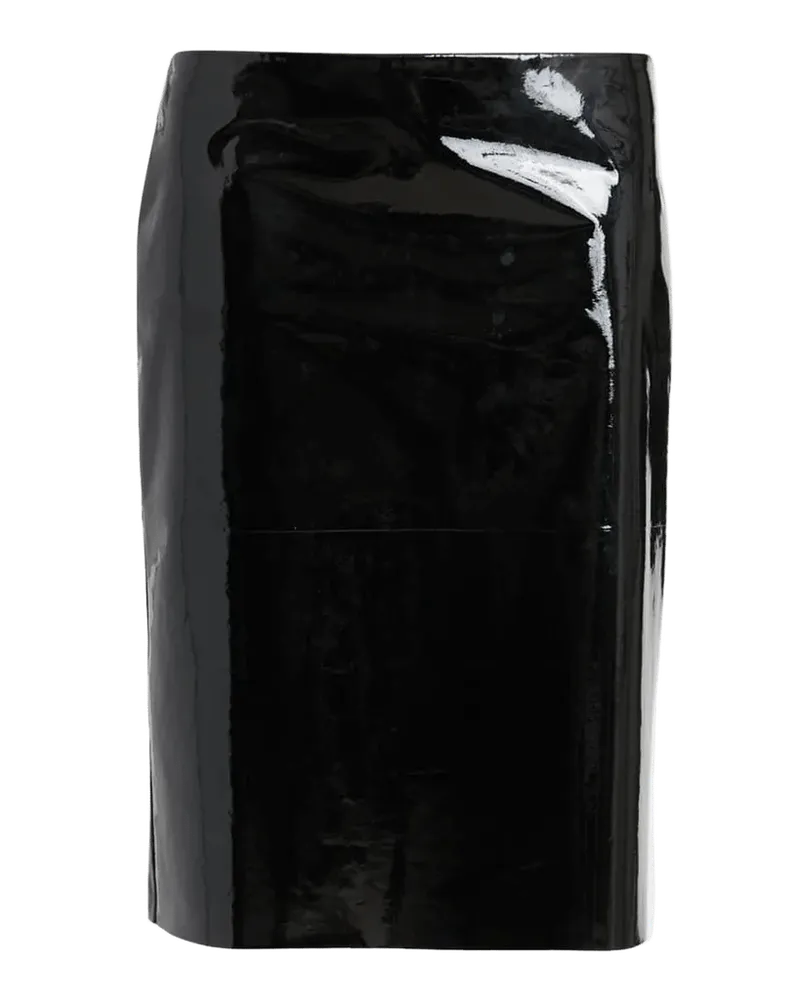 Ferragamo Patent Leather Pencil Skirt