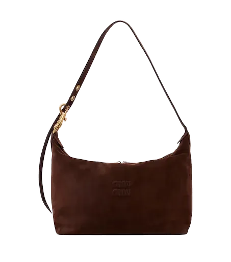Spirit Medium suede shoulder bag