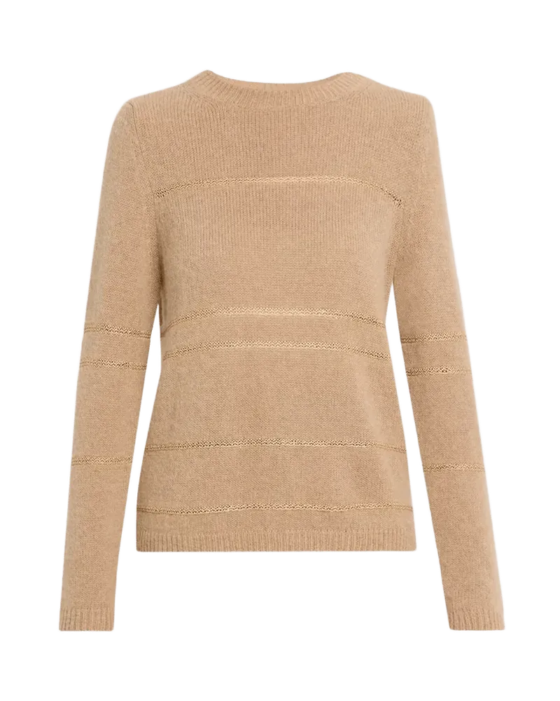 Metallic Striped Wool-Mohair Sweater