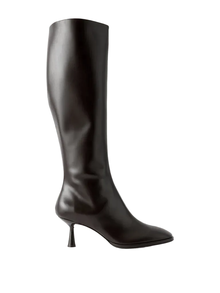 Catherine 65 leather knee boots