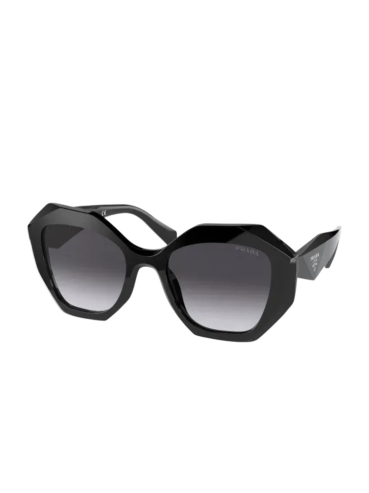Prada 0PR Black Acetate Sunglasses — Black