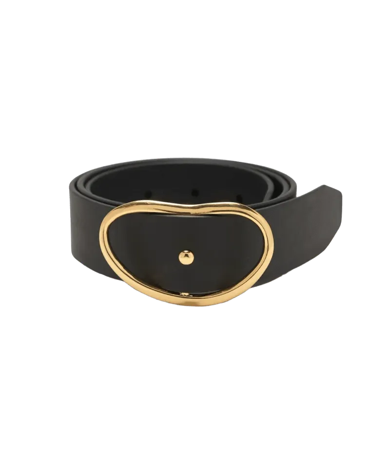 Wide Georgia Belt in Black