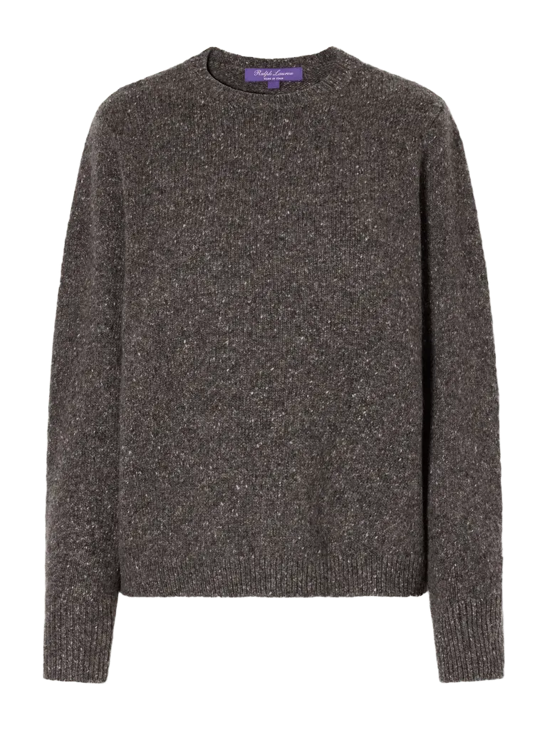 Mottled cashmere sweater