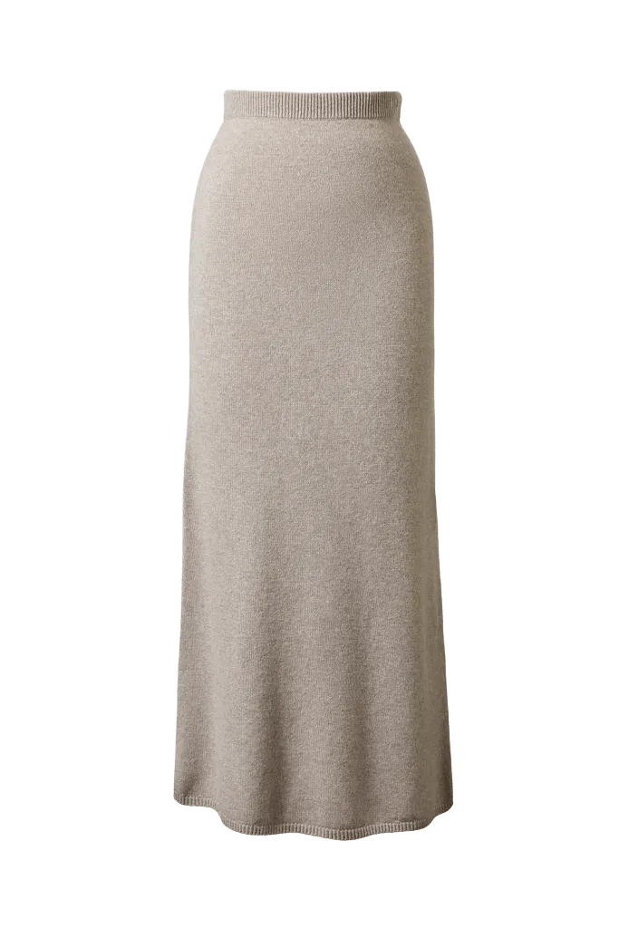 Nellie Cashmere Skirt Grey