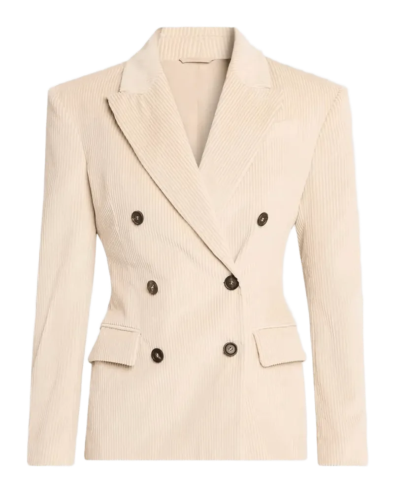 Cotton Corduroy Double-Breasted Jacket
