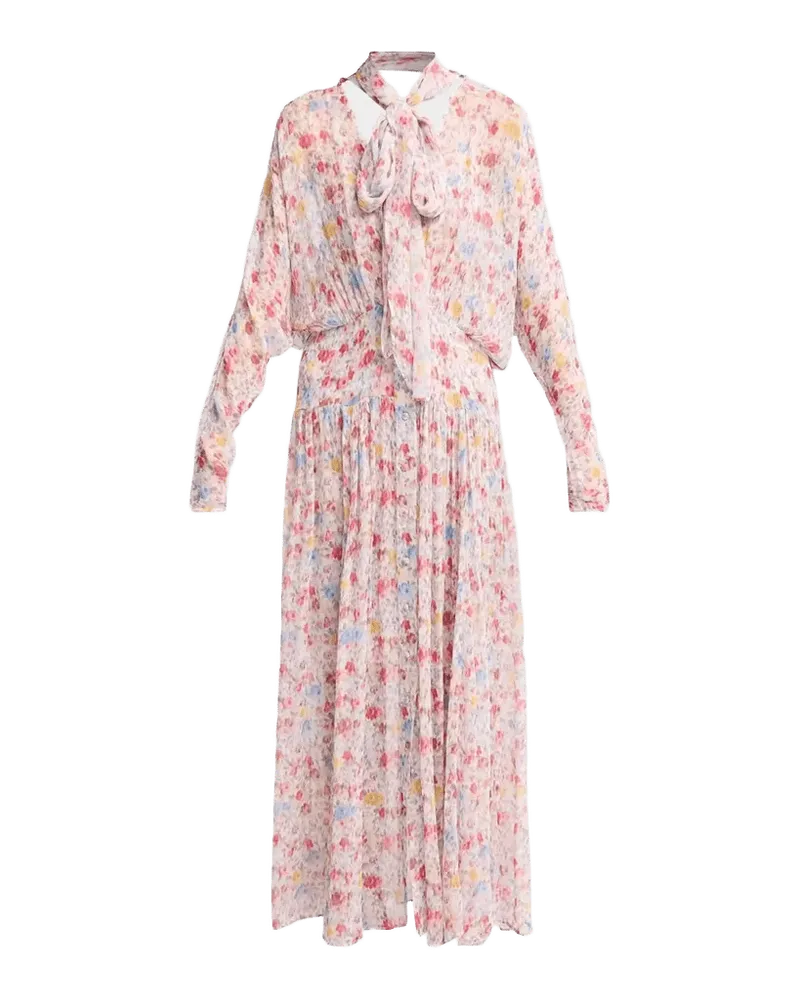 Textured Silk Georgette Maxi Dress