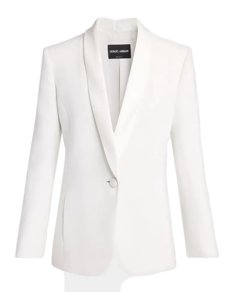 Slit-Cuff Single-Breasted Blazer