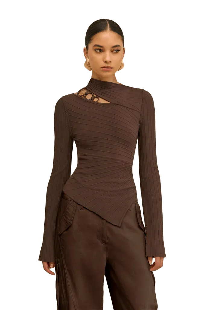 TAYLA KNIT TOP - LUWAK