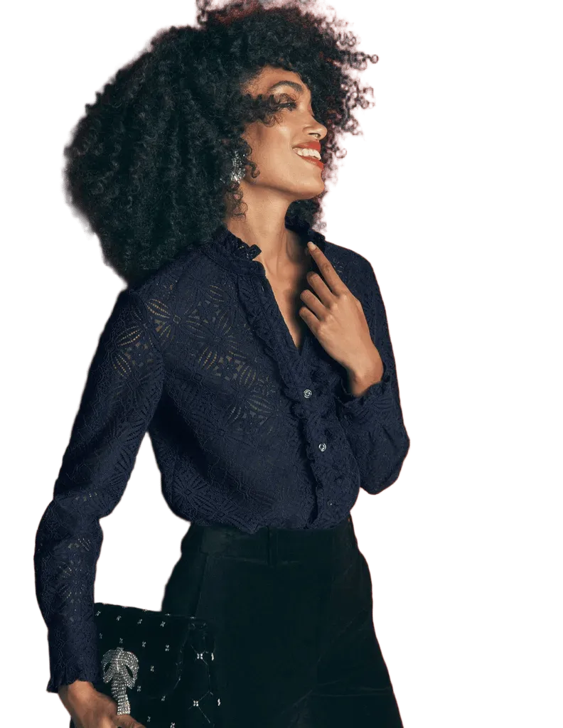 Sienna Frill Lace Shirt