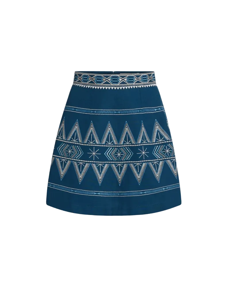 Giuliana Skirt with Ballerina Embroidery