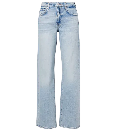 Tess mid-rise straight jeans