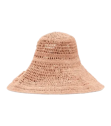 Logo woven sun hat