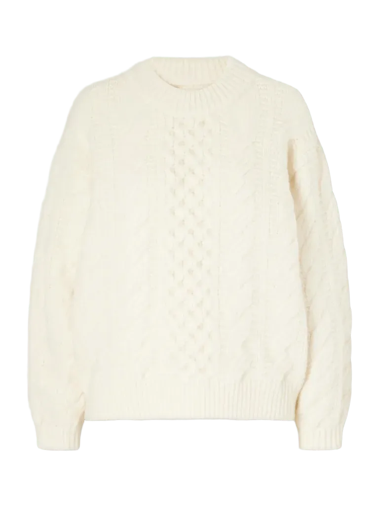 Hallstatt cable-knit wool and cashmere-blend sweater