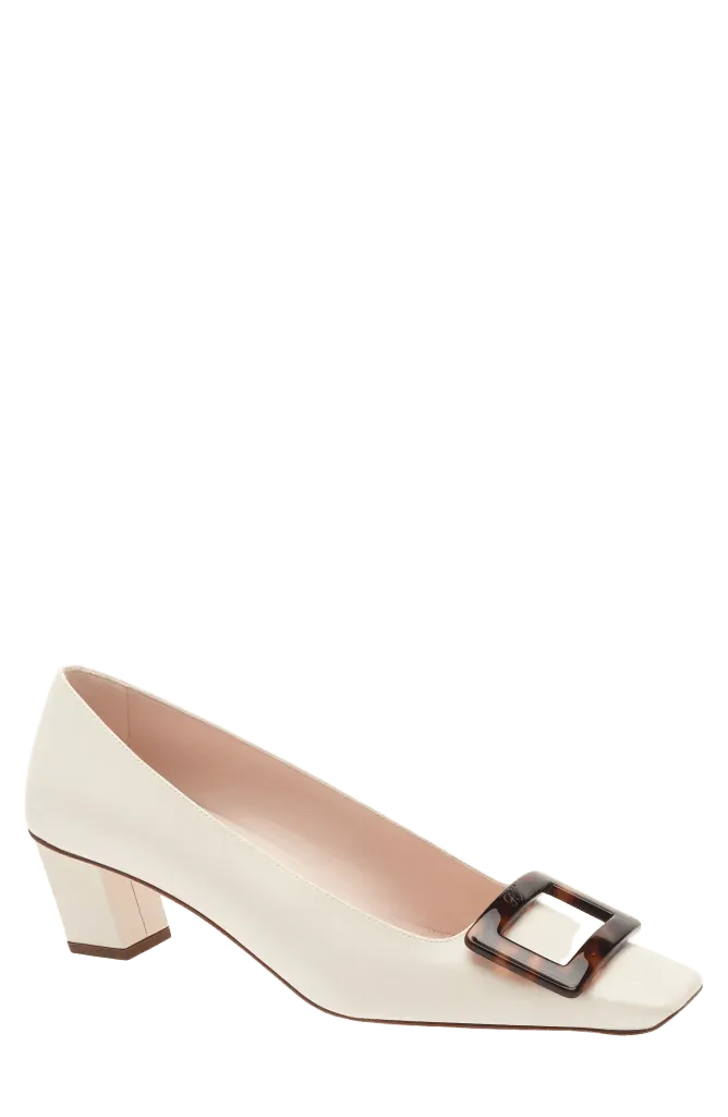 Belle Vivier Block Heel Pump