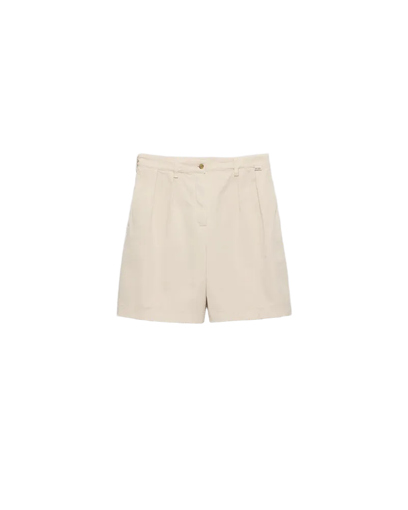 Old gabardine Bermudas