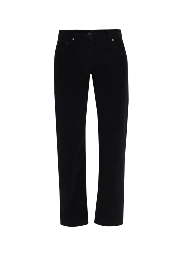 Fima Corduroy Slim-Leg Ankle Pants