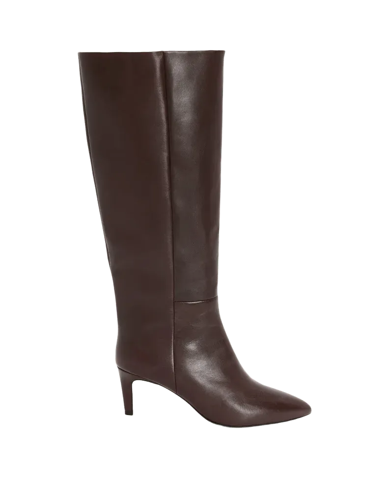 Straight Leg Heeled Boots