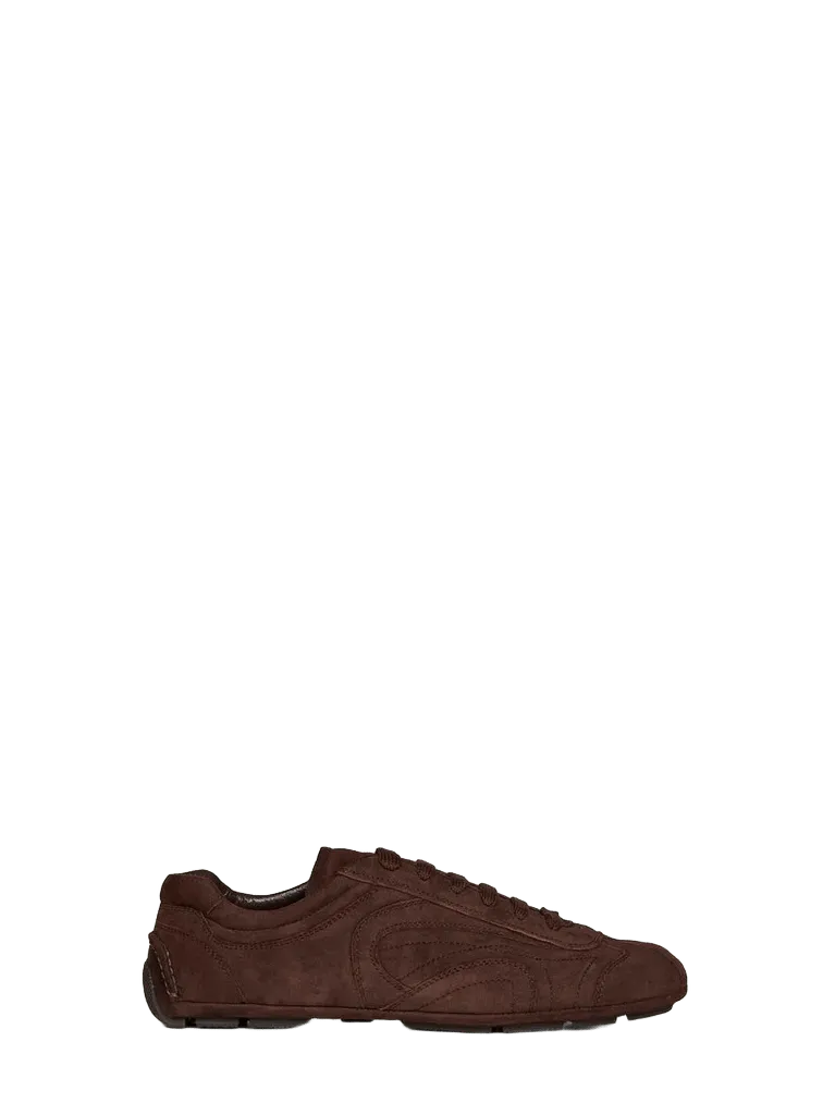 Prada Montecarlo Sneaker — Brown