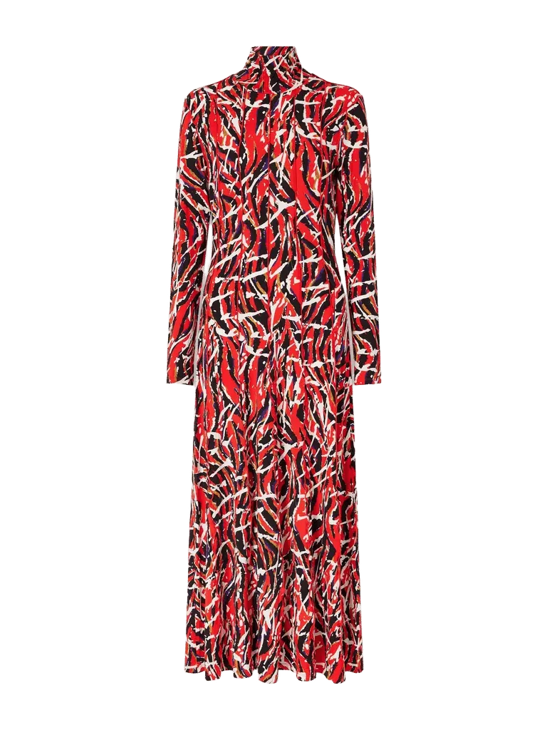 Mabel printed jersey maxi dress