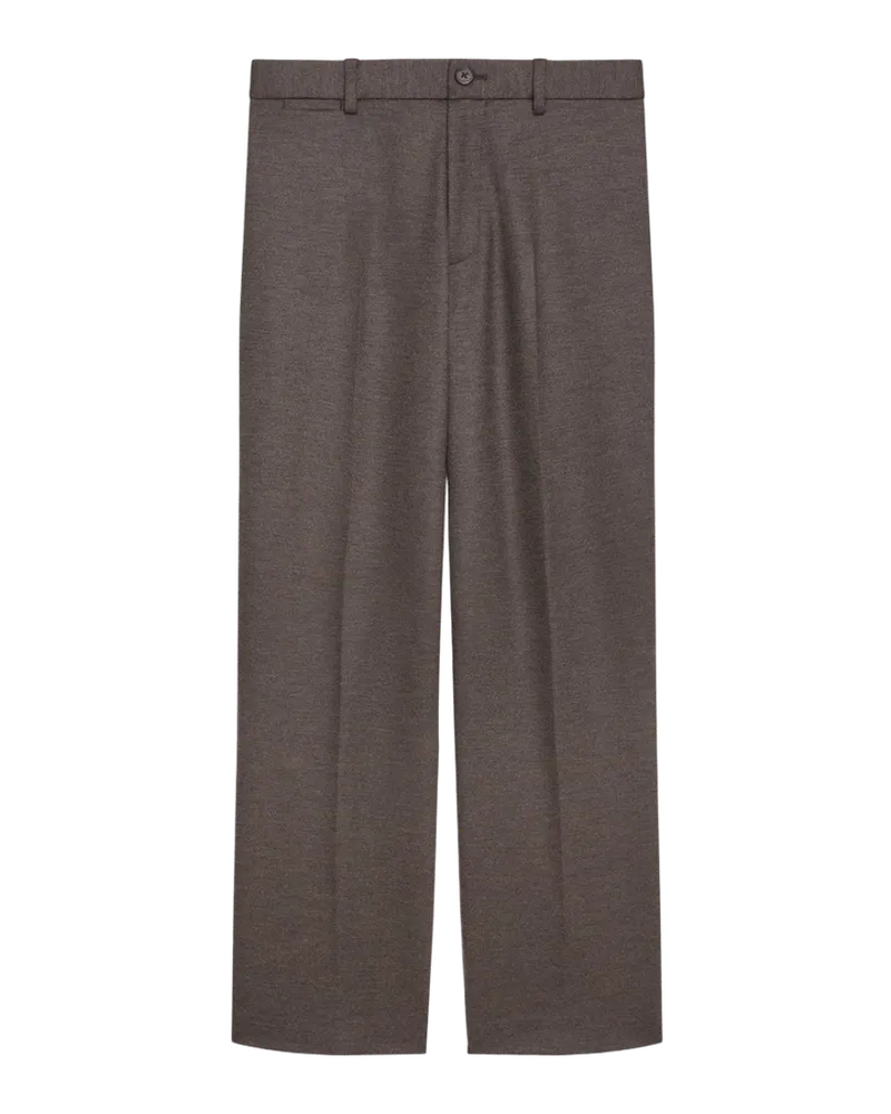 Zaine Drawstring Pant in Wool-Blend Knit
