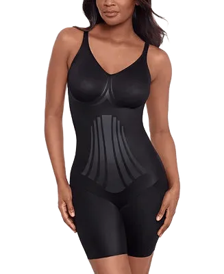 miraclesuit womens modern miracle thigh slimmer bodysuit 2562