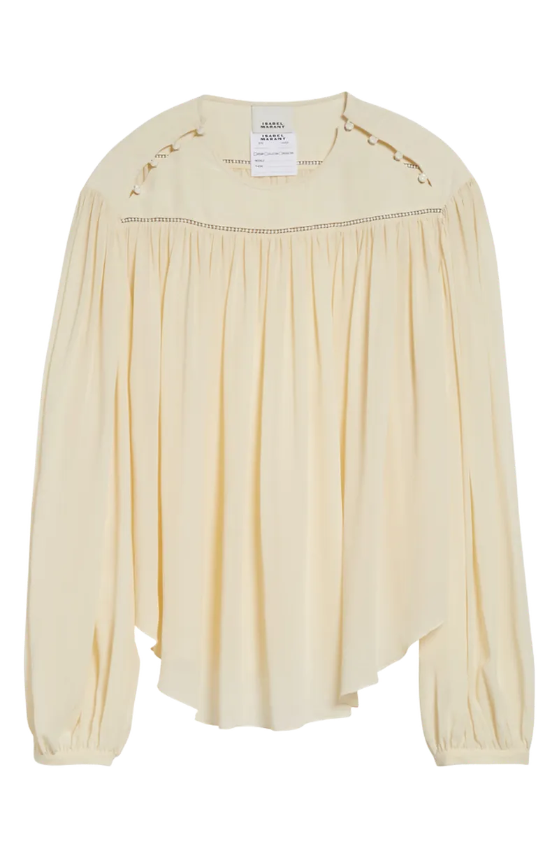 Nuna Beaded Silk Georgette Top