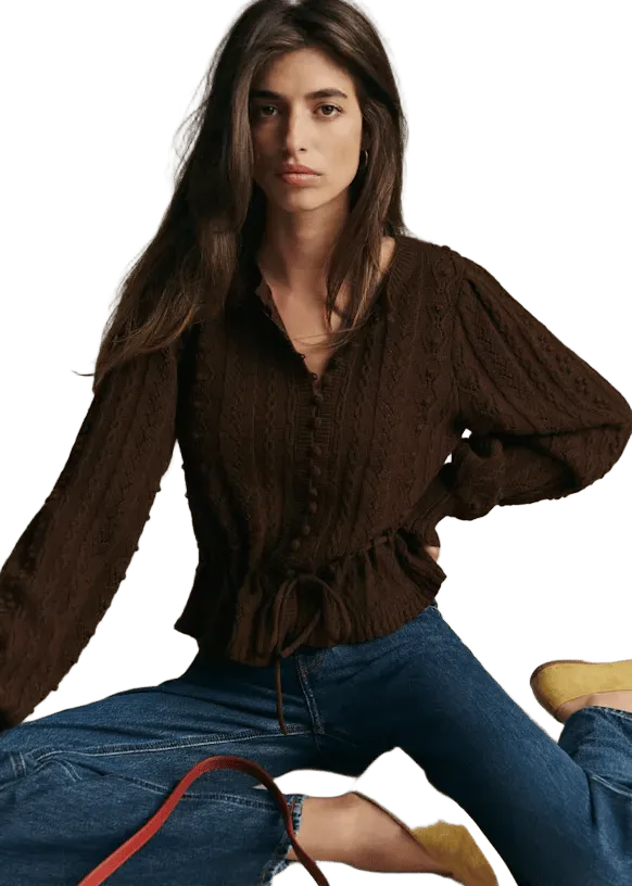 Agathe Cardigan - Brown