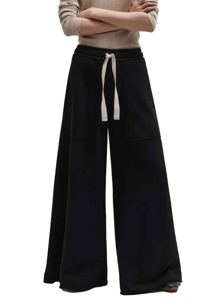Wide-Leg Track Pant