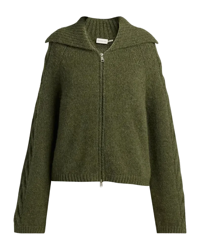 Alpaca-Blend Cardigan