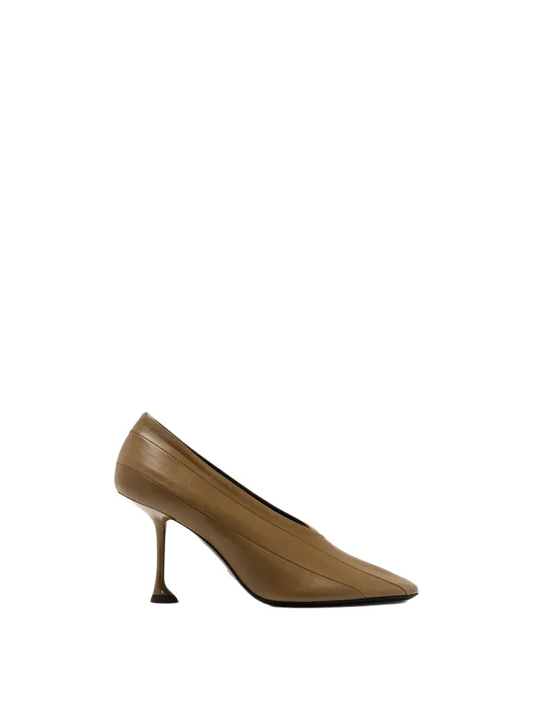 Tee 85 Pieced Pumps - Ash