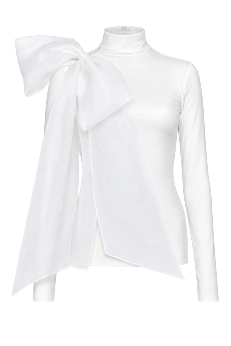 bow-detail blouse