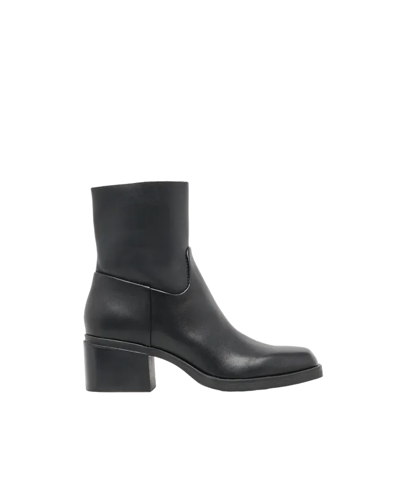 ZELO H2O BOOTIES BLACK LEATHER